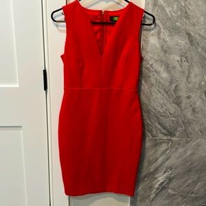 Lulu*s Red Cocktail Dress - M - Form-fitting